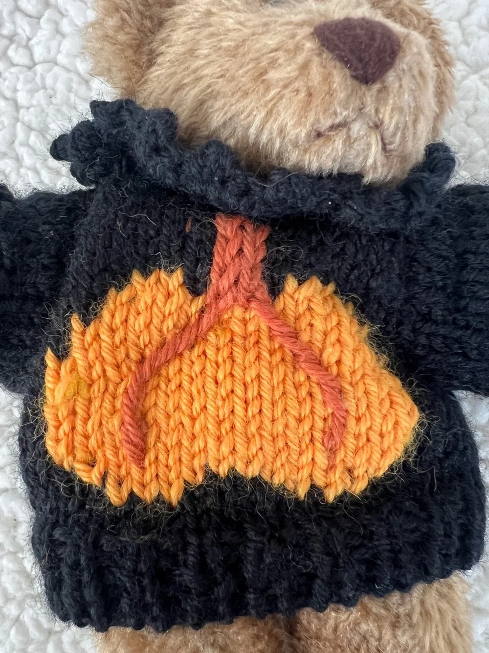 Vintage Boyds Bears, Halloween, Archive Collection, knit, pumpkin, 1990s